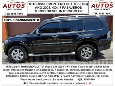 Mitsubishi MONTERO GLX TDI H6C